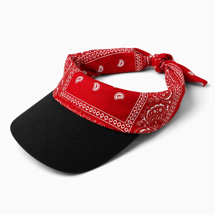 Brimdana Trendy Cap Style Bandana Red