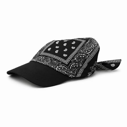 Brimdana Trendy Cap Style Bandana Black