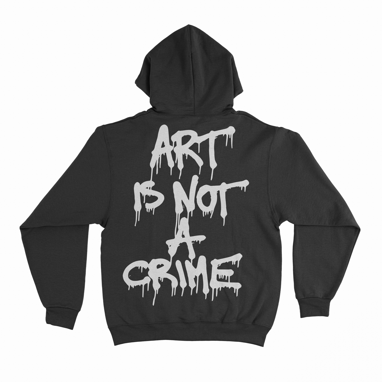 ART IS NOT A CRIME HOODIE