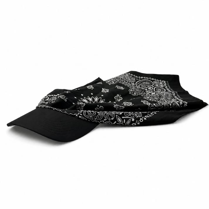 Brimdana Trendy Cap Style Bandana Black