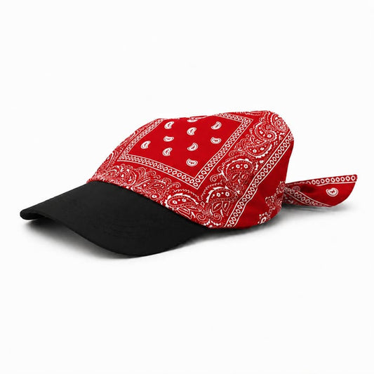 Brimdana Trendy Cap Style Bandana Red