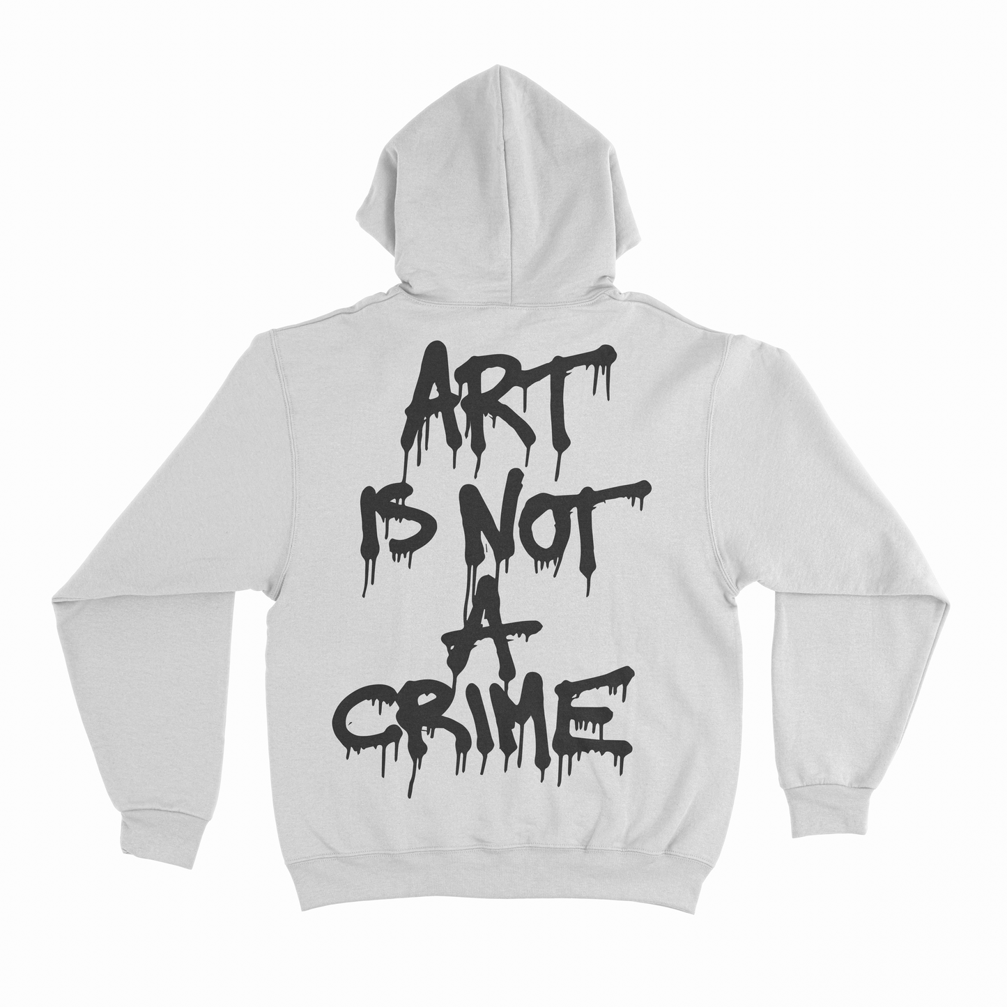 ART IS NOT A CRIME HOODIE