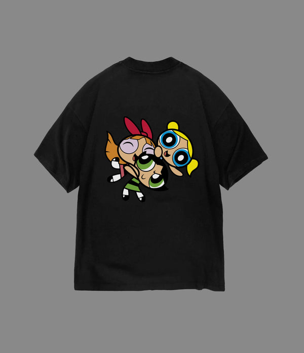 POWER PUFF GIRL’S OVERSIZED T-SHIRT