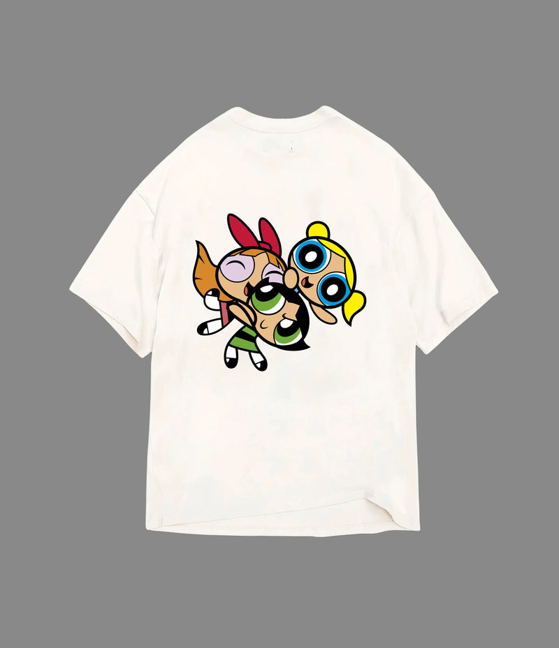 POWER PUFF GIRL’S OVERSIZED T-SHIRT