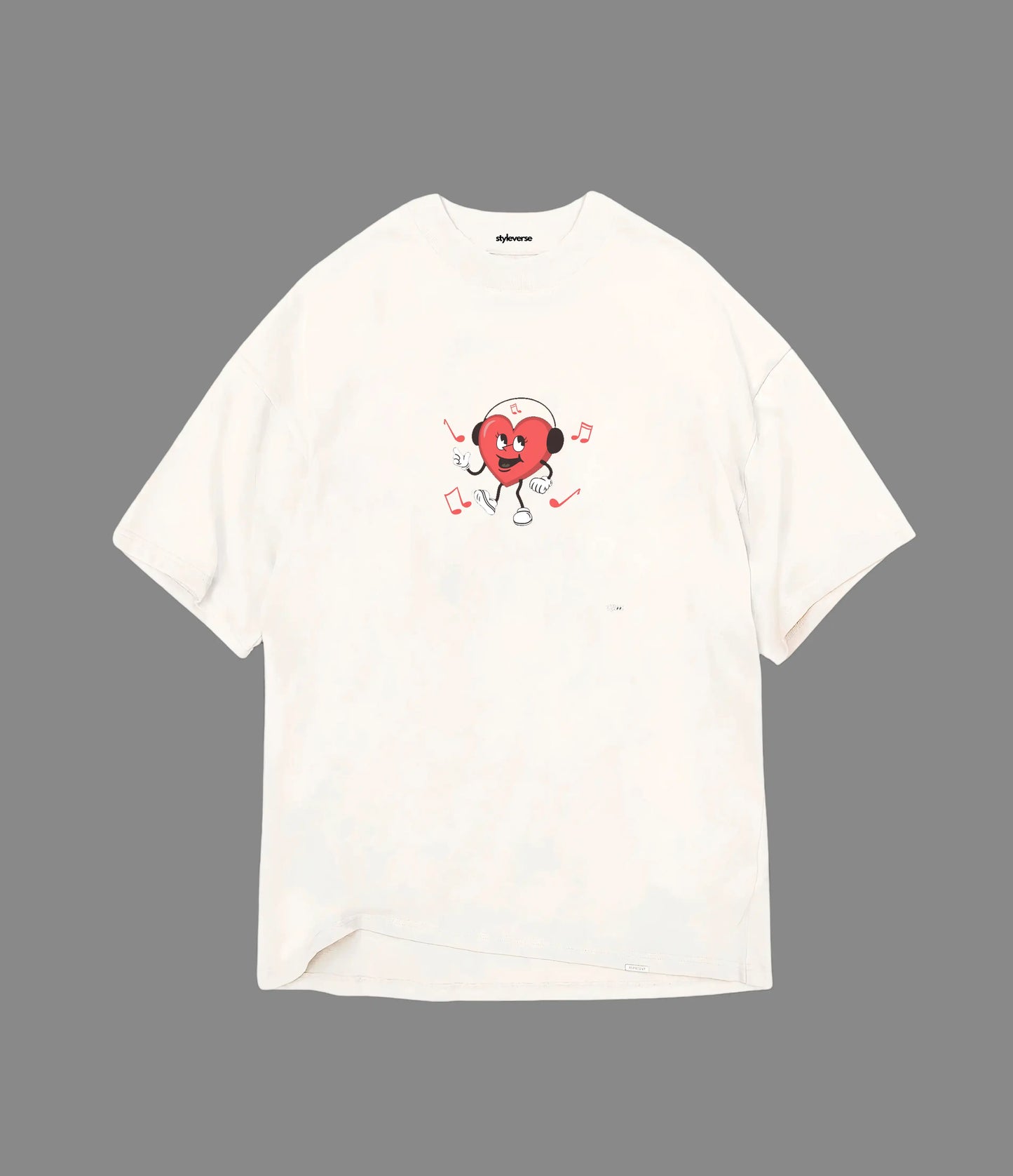 MUSIC TO MY HEART OVERSIZED T-SHIRT
