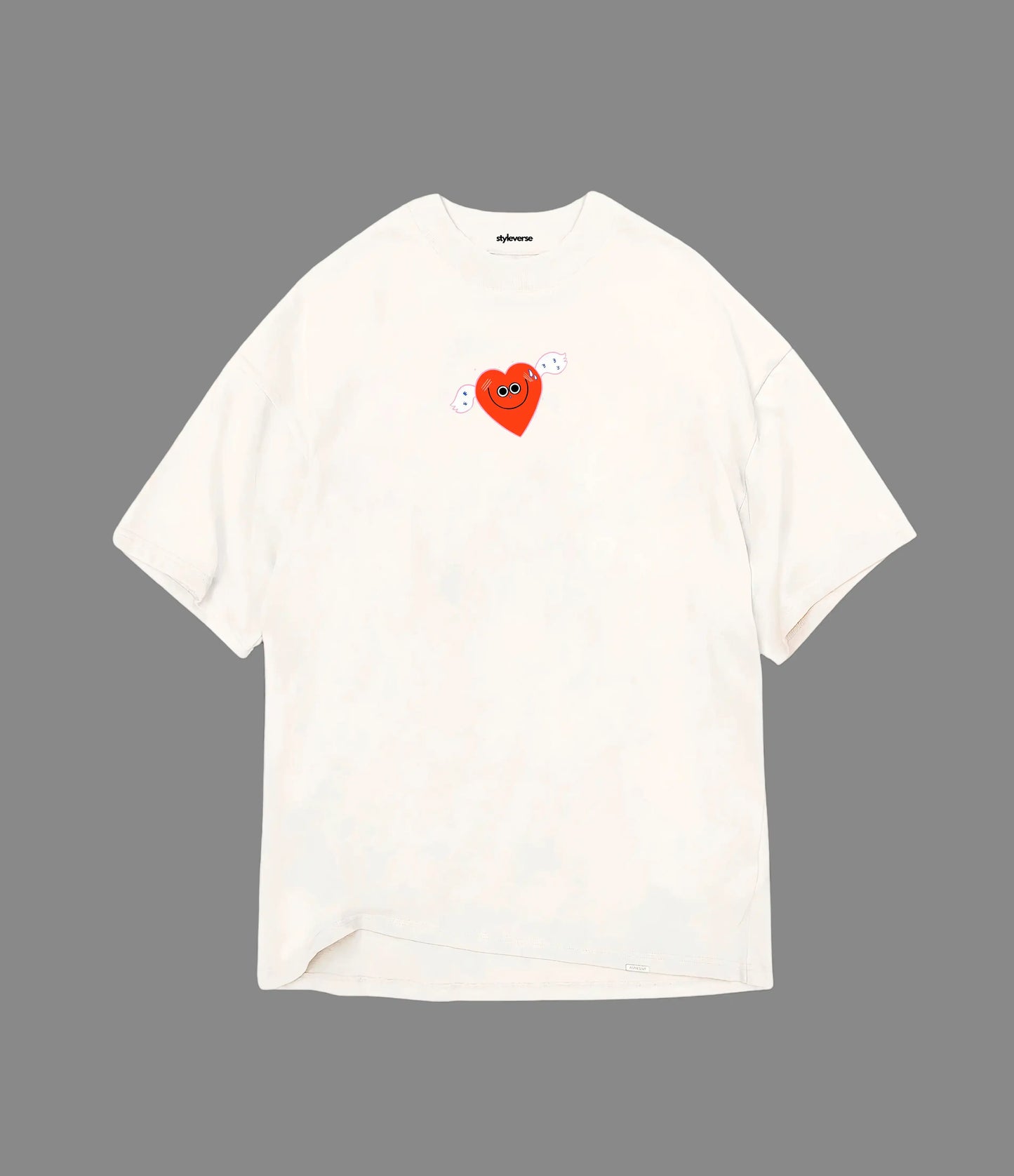 FLY ON THE WINGS OF LOVE OVERSIZED T-SHIRT